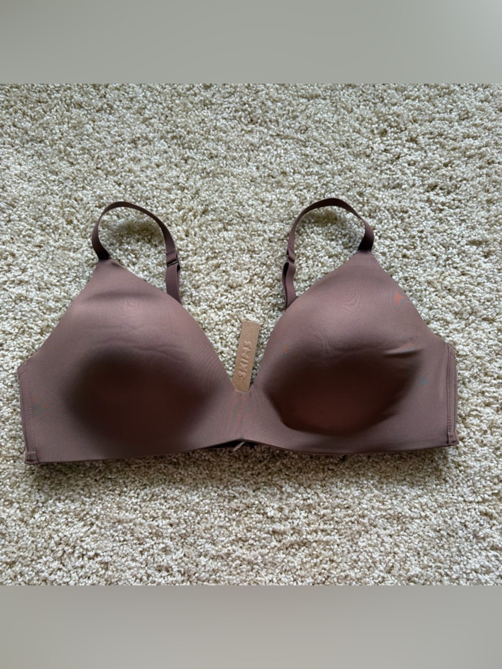 Skims Body Lightly Lined Bra 44B Jasper Wireless Seamless NWT